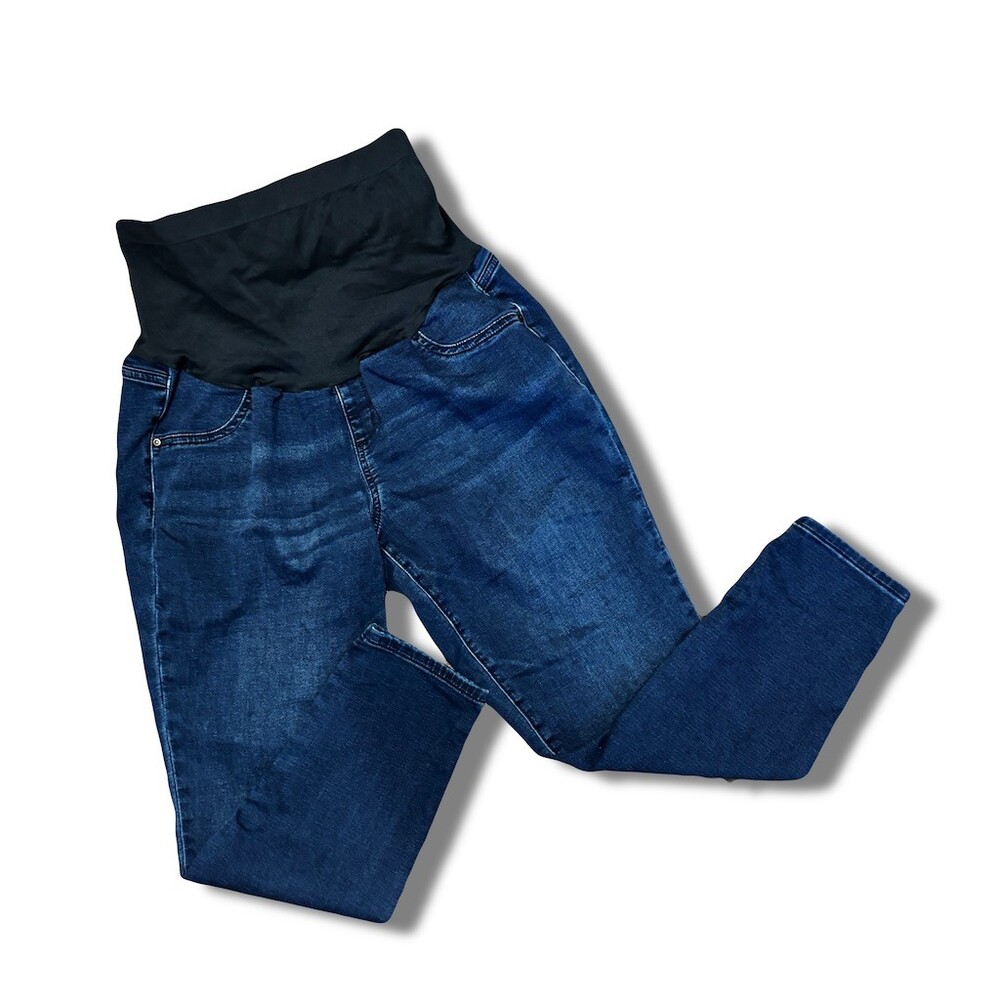 Sonoma Maternity Jegging Jeans Womens Size 16 Dark Wash Full Panel Skinny
